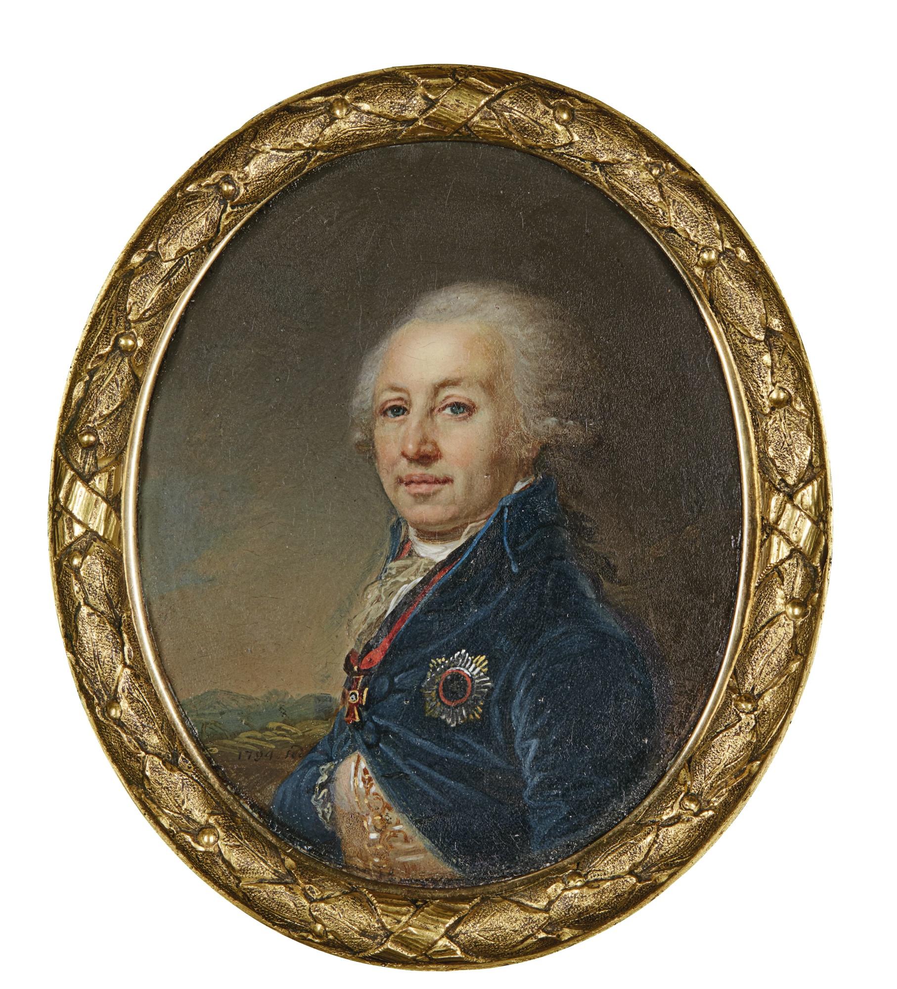 Vladmir Lukich Borovikovsky - Portrait Of Count Alexei Ivanovich Vasiliev (1742-1807)