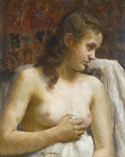 Vlaho Bukovac - Croatian In The Boudoir