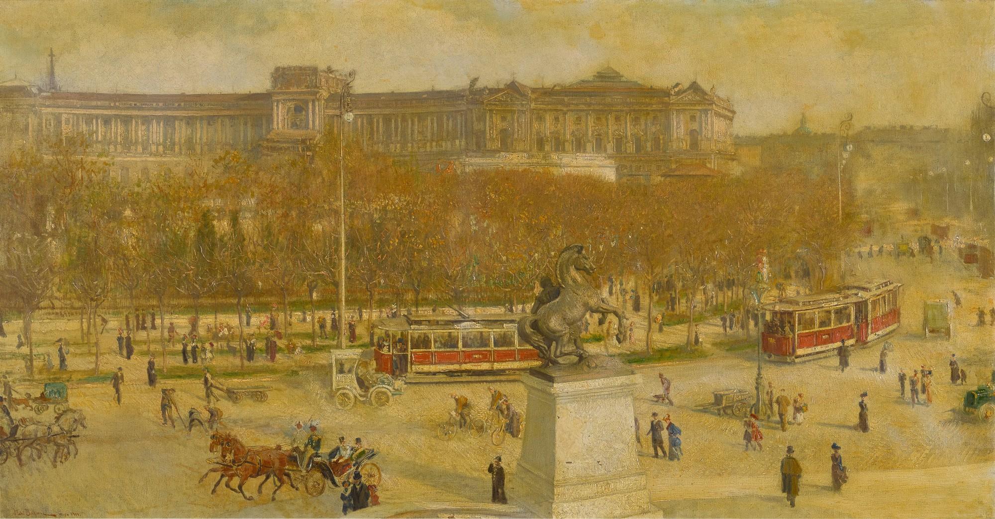 Vlaho Bukovac - The Ringstrasse, Vienna