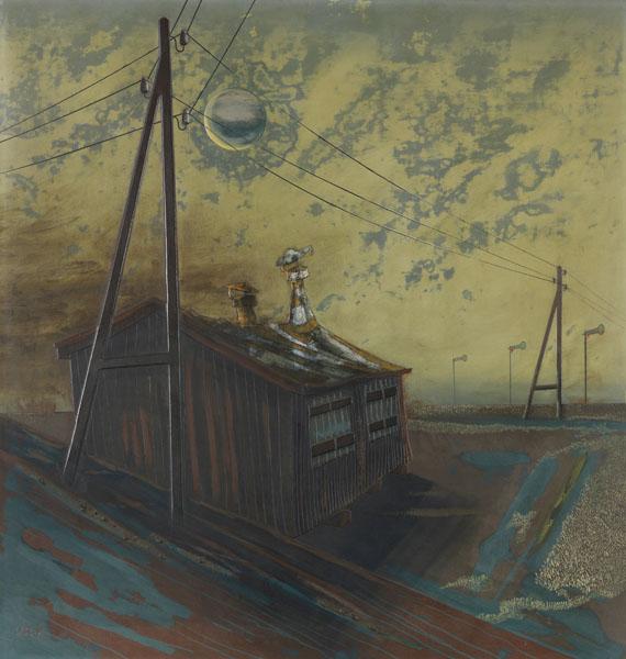 Volker Böhringer - Baracke im Mondlicht