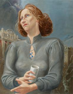 Volker Stelzmann - Frau F. (Frau mit Silberschmuck)