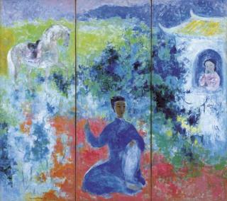 Vu Cao Dam - Lovers in the garden