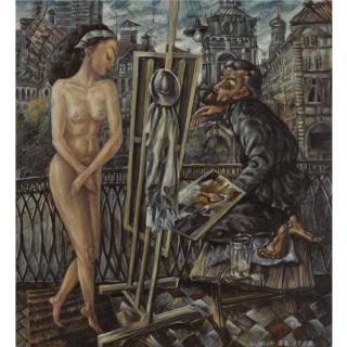 Vyacheslav Vasil\'Evich Kalinin - Artist And Nude Model