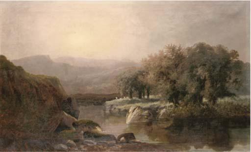 W. B. Henley - A Tranquil Stretch On The River