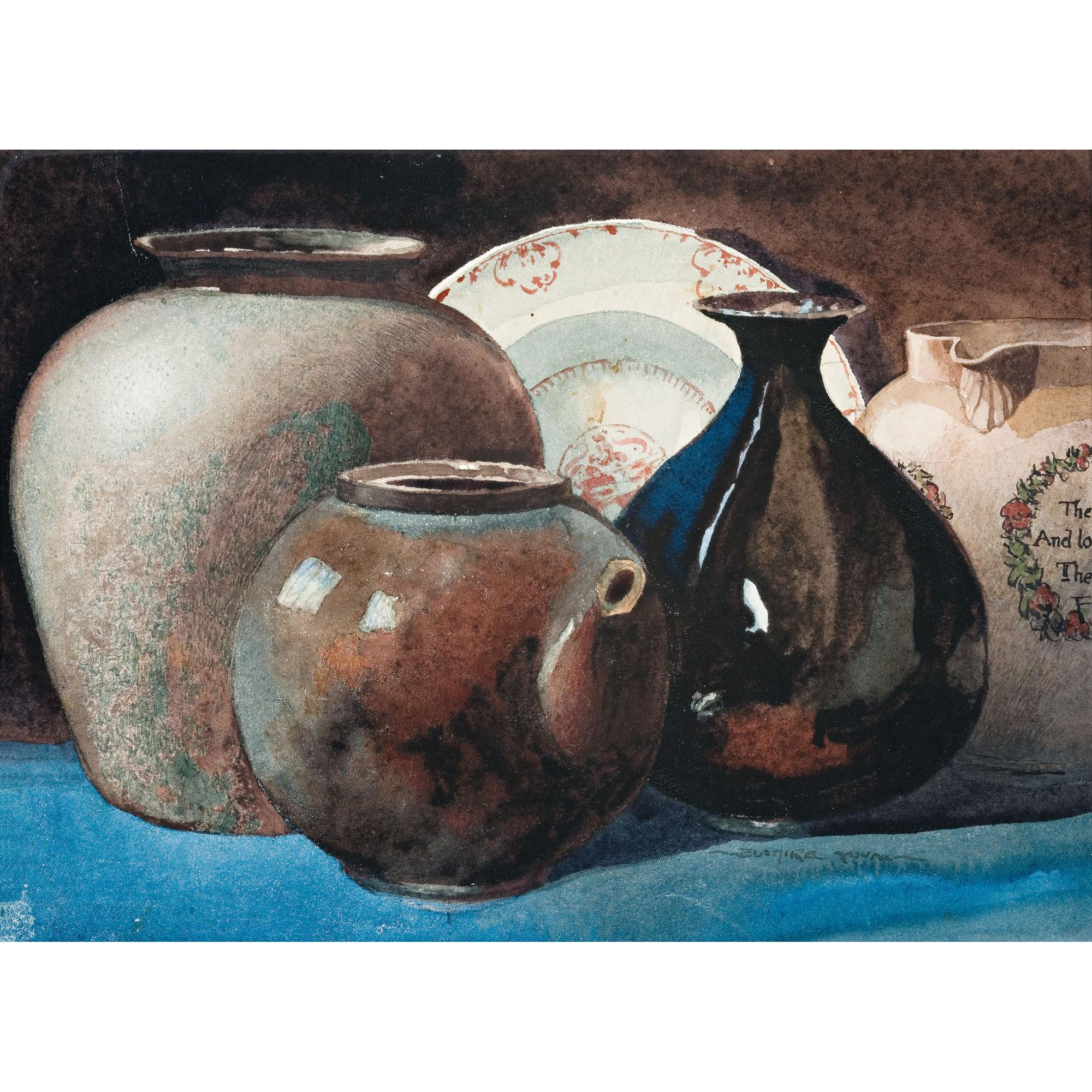 W. Blamire Young - Australian The Old Pottery