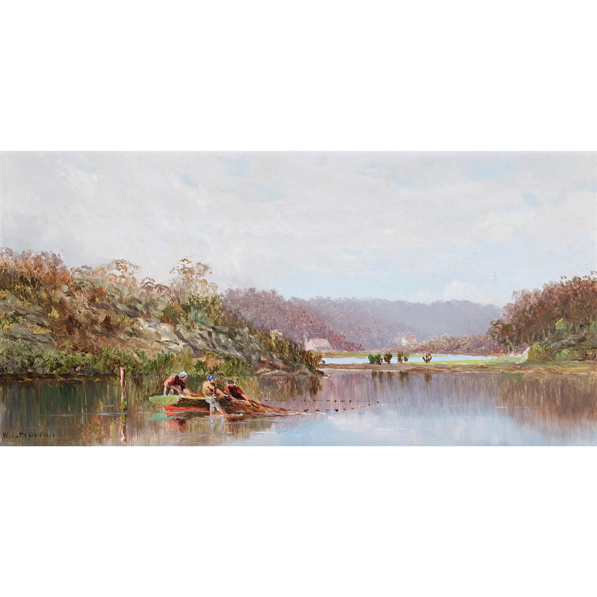 W. C. Piguenit - Australian On Lane Cove River