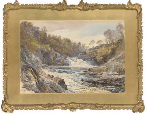 W. Cheesman - A river through the valley; The castle gates; and The path down to the shore