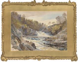 W. Cheesman - A river through the valley; The castle gates; and The path down to the shore