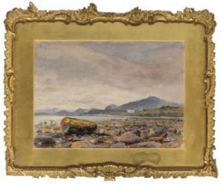 W. Cheesman - A view towards Dunrobin Castle; High tide; and The rocky stream