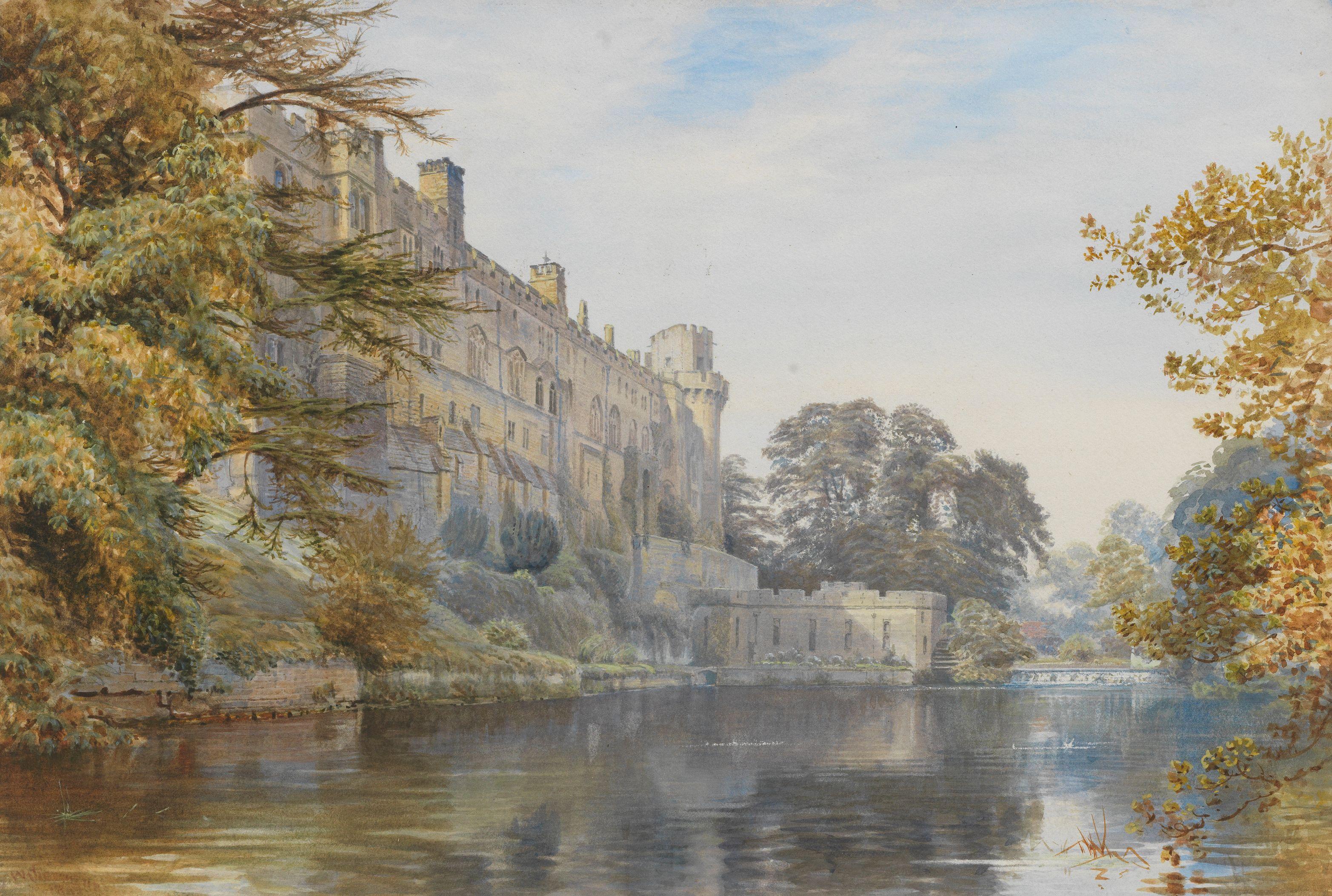 W. Cheesman - Lilleshall Abbey with lake