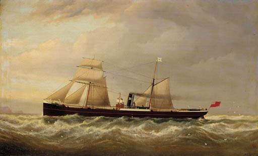 W.D. Penny - The Steamer Salisbury Off The South Foreland
