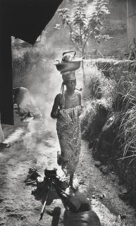 W. Eugene Smith - Native Woman Smoking Pipe, from \'Man of Mercy\', 1954