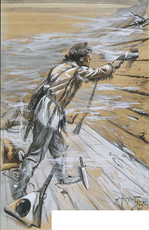 W. Herbert Dunton - He fired two shots in rapid succession