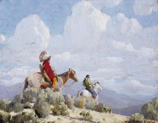 W. Herbert Dunton - Indians of Taos