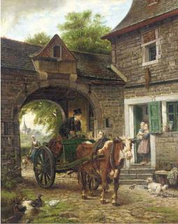 W. Logsdail - Back from market