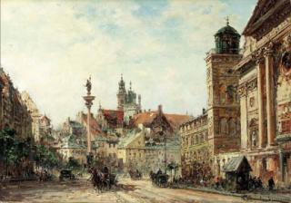 W. T. Chmielinski - Castle Square in Warsaw