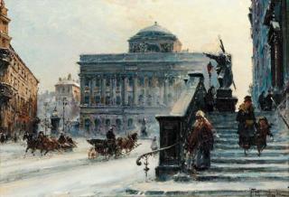 W. T. Chmielinski - The monument to Copernicus, Warsaw