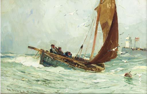 W. Wilson - Leaving harbour