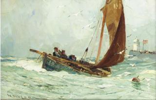 W. Wilson - Leaving harbour