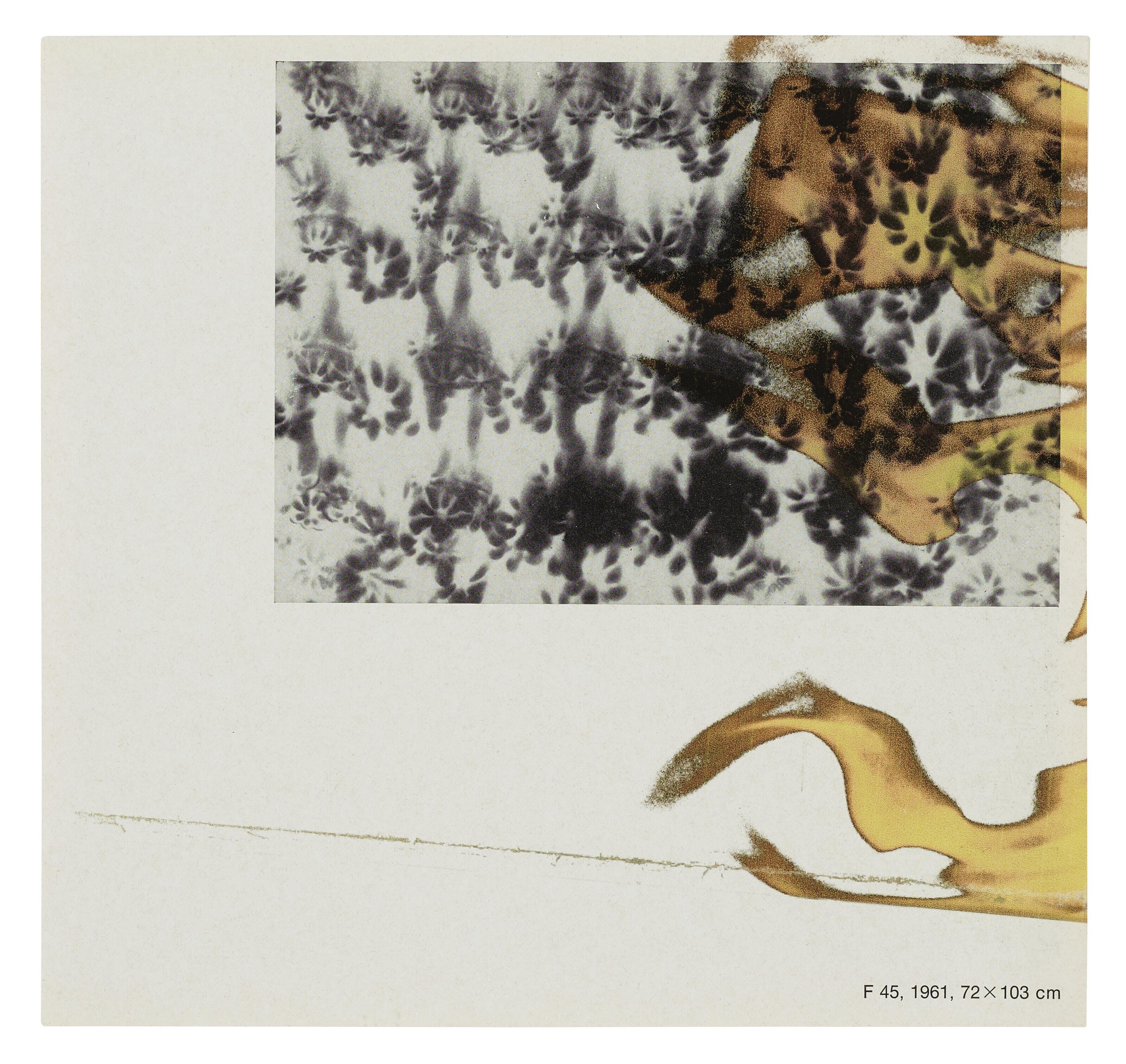 Wade Guyton - Untitled (F 45, 1961, 72 x 103 cm)