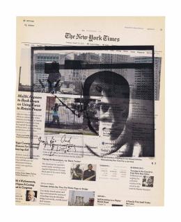 Wade Guyton - Untitled (The New York Times - Tuesday, August 12, 2014)