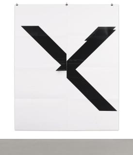 Wade Guyton - X Poster (Untitled, 2007, Epson Ultrachrome Inkjet On Linen, 84 X 69 In, Wg1999)