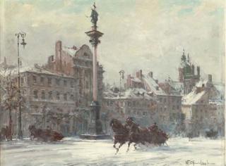 Wadislaw T. Chmielinski - Horse-Drawn Carriages In Warsaw