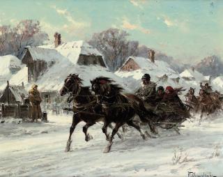Wadislaw T. Chmielinski - Running Troikas through a village
