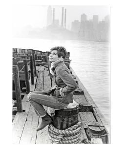 Wait Until Dark, 1967   Howell Conant - Audrey Hepburn during filming of the 1957 Warner Bros. production Wait Until Dark, New York, circa 1967