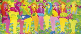 Walasse Ting - 10 Sisters