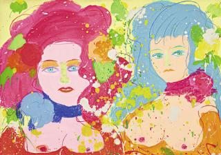 Walasse Ting - A Kiss, A Kiss