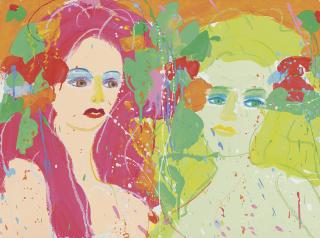 Walasse Ting - A Kiss, A Kiss