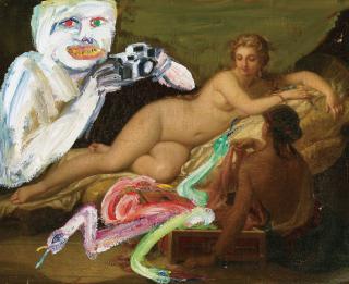 Walasse Ting - Cleopatra and Camaraman