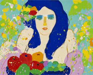 Walasse Ting - Do you like apple?