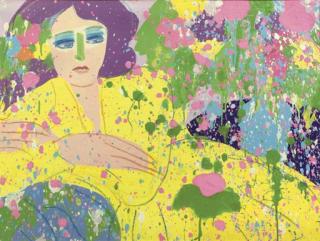 Walasse Ting - Do you like cherryblossom tea?