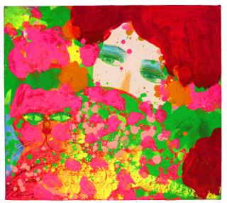 Walasse Ting - Do you like yellow cat