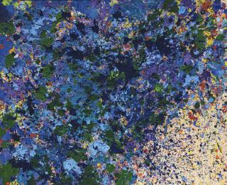 Walasse Ting - Floating Flowers