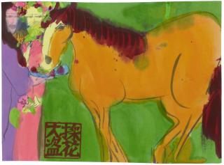 Walasse Ting - Flower Thief