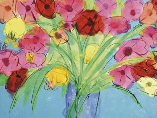 Walasse Ting - Flowers