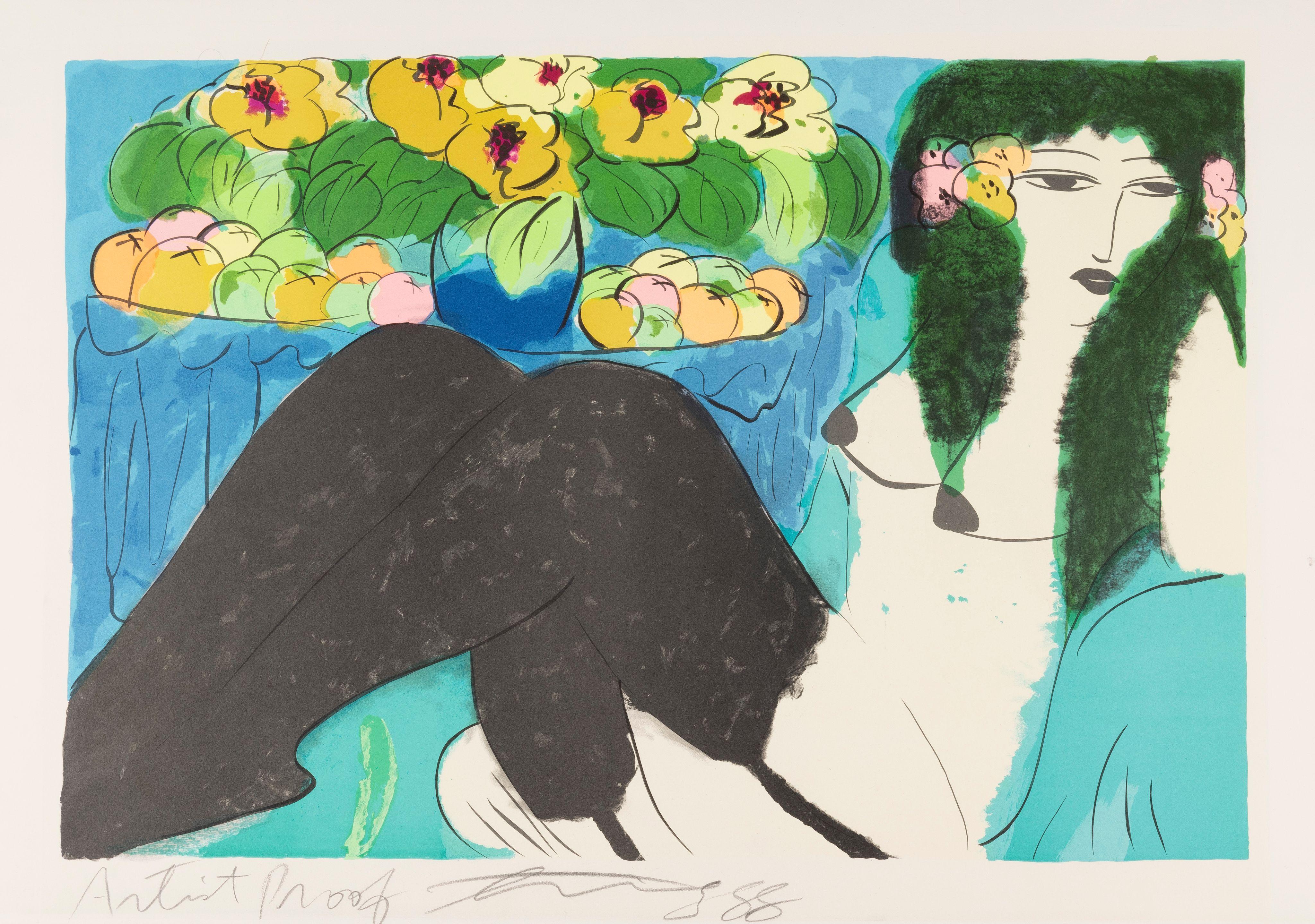 Walasse Ting - Geisha, 1988