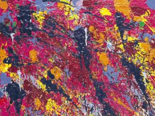 Walasse Ting - I sleep in garden to night