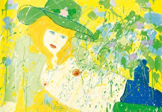 Walasse Ting - „Kiss me Kiss me“