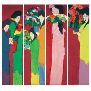 Walasse Ting - Ladies