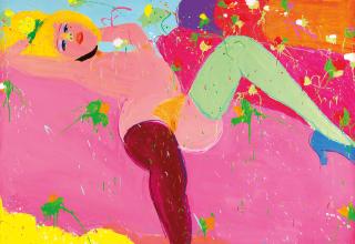 Walasse Ting - Love Me Love Me