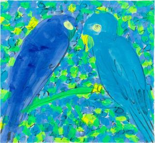 Walasse Ting - Parrots