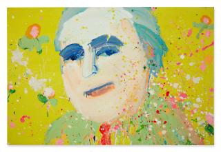 Walasse Ting - Portrait of Mr. Isadore Marder