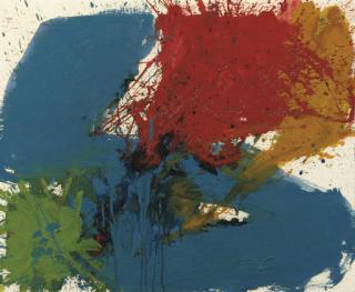Walasse Ting - Sam Francis Sit In Jet