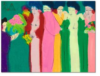 Walasse Ting - Six Beauties