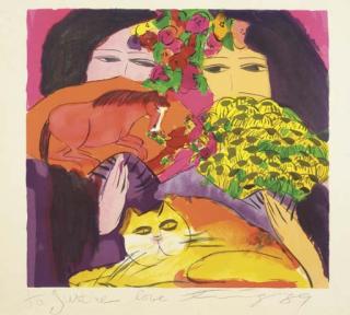 Walasse Ting - To Justine