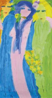 Walasse Ting - Trois Femmes